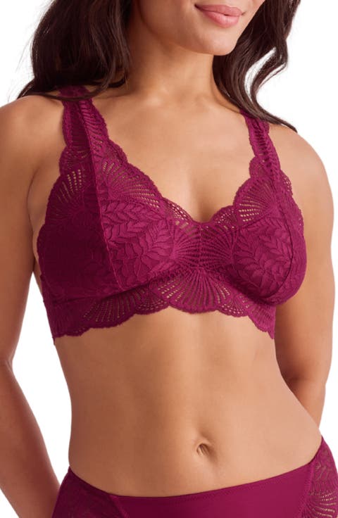 Belle Epoque Racerback Lace & Microfiber Bralette