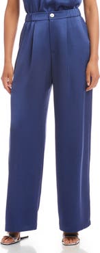FIFTEEN TWENTY Sofi Satin Wide Leg Pants
