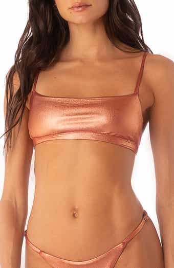 Maaji Rust Copper Cintra Reversible Bikini Top