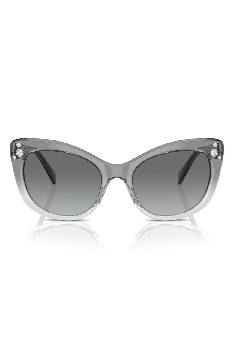 Swarovski 55mm Cat Eye Sunglasses, Main, color,