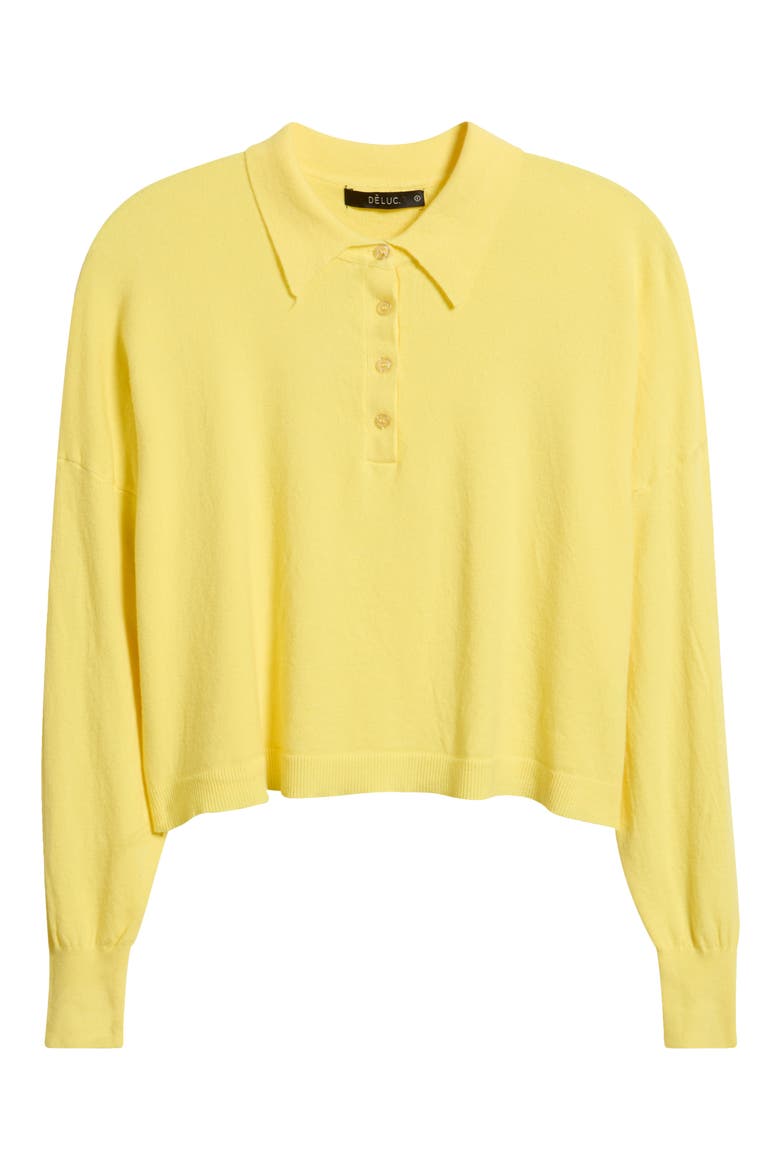 Floyd Polo Sweater, Alternate, color, LEMON