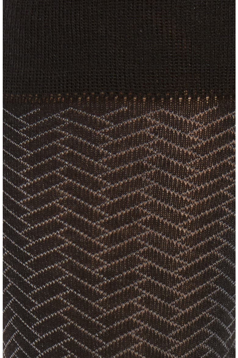 Geometric Dress Socks, Alternate, color, BLACK