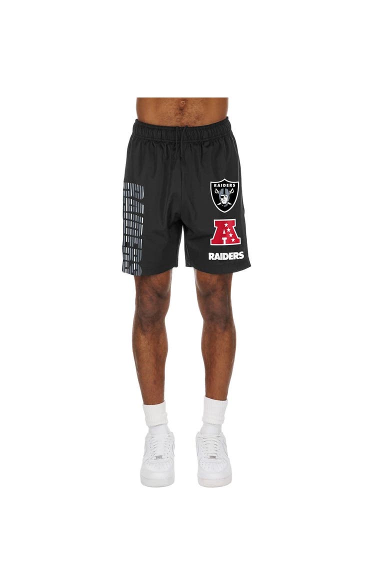 Men's New Era  Black Las Vegas Raiders Match Shorts, Main, color, Black