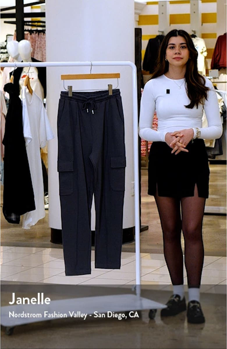 Tapered Cotton Cargo Joggers, sales video thumbnail