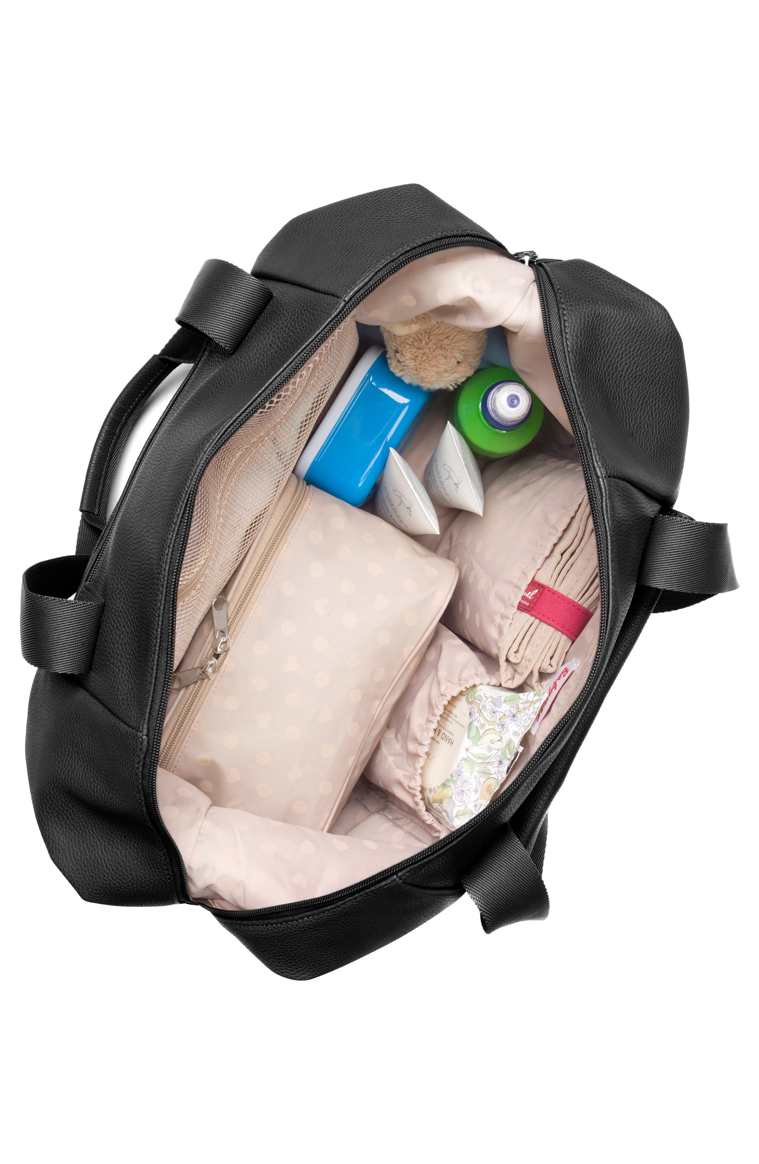 Babymel Stef Faux Leather Diaper Bag, Alternate, color, 