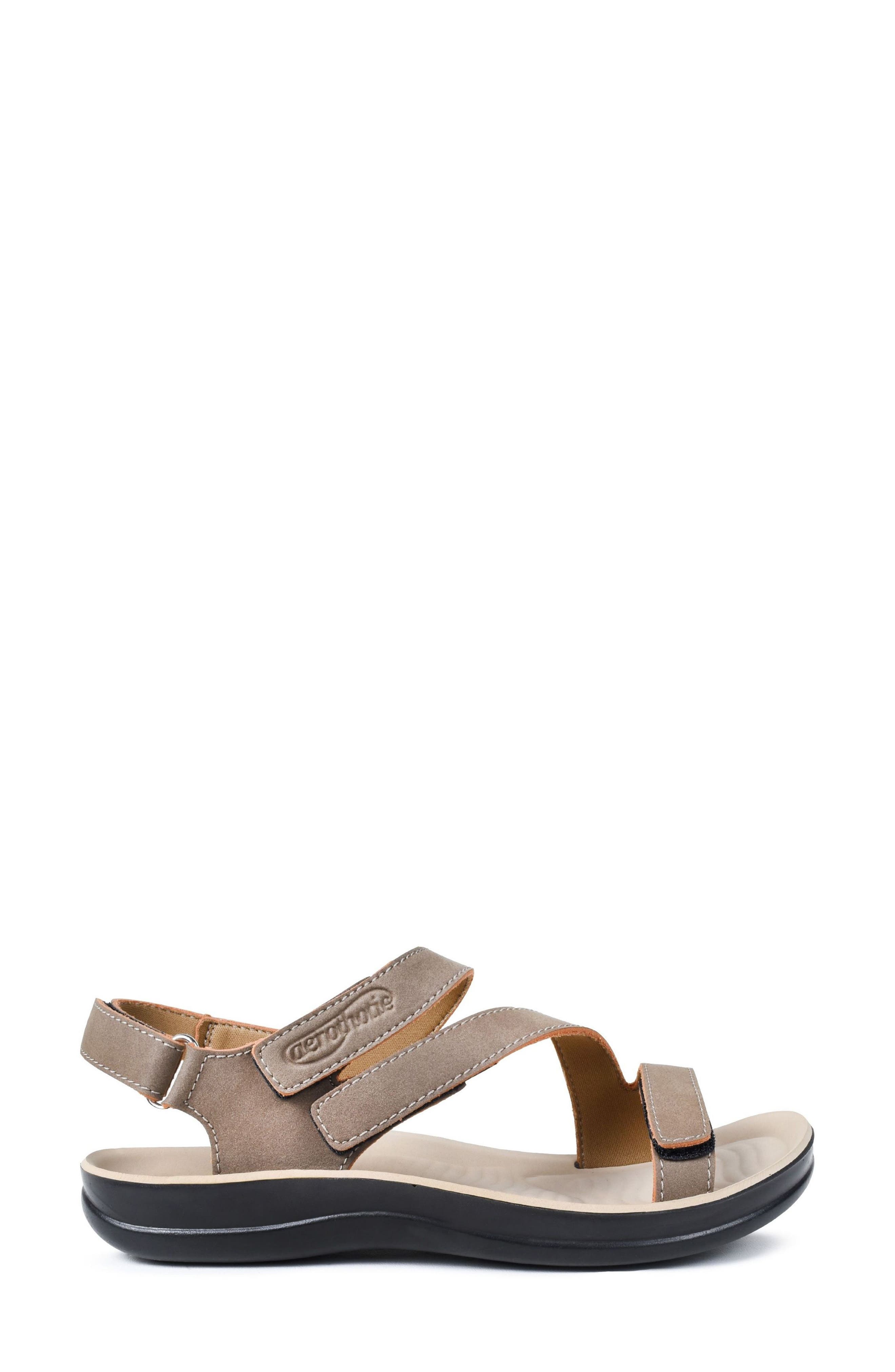 Zion Adjustable Strap Sandal, Alternate, color, KHAKI