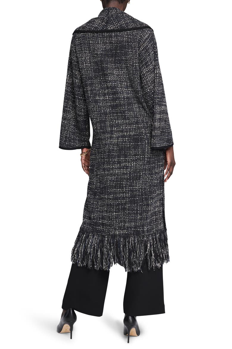 Standout Fringe Jacket, Alternate, color, BLACK MULTI