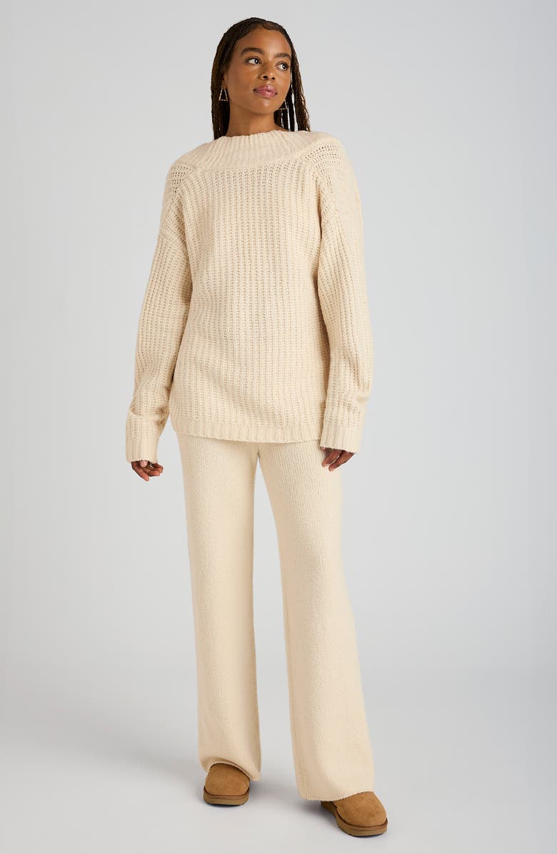 Florence by Mills Open Back Reversible Sweater, Alternate, color, Whitecap Grey