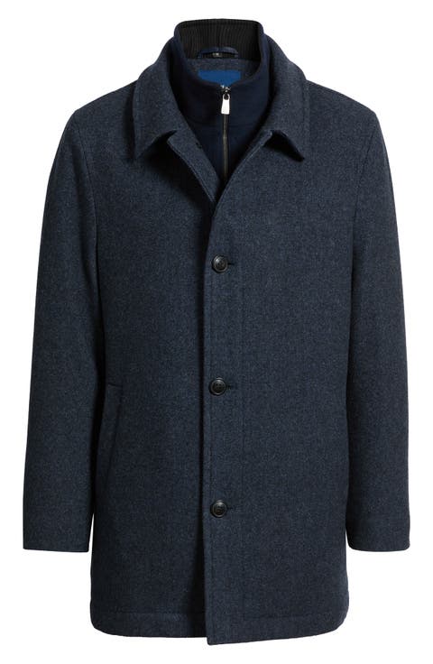 Macbeth Wool Blend Single Breasted Coat
