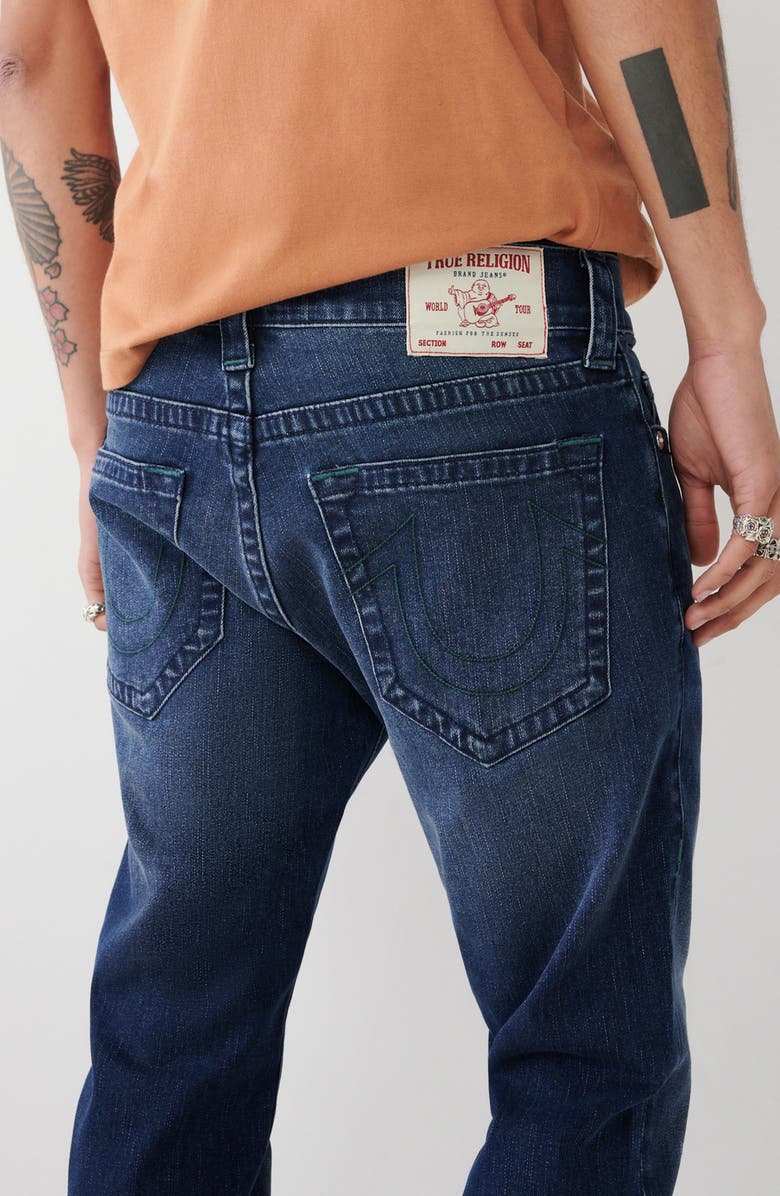 True Religion Brand Jeans Rocco Snap Skinny Leg Jeans, Alternate, color,