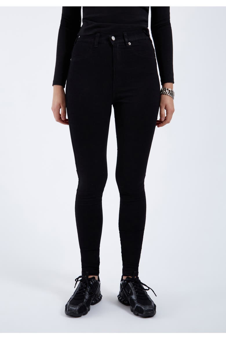 Solitaire High Skinny, Alternate, color, Black