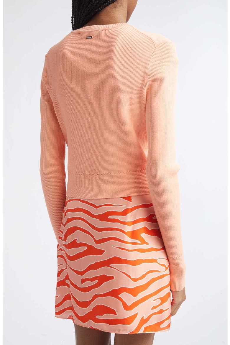 Zoe Crop Cardigan, Alternate, color, SHERBERT