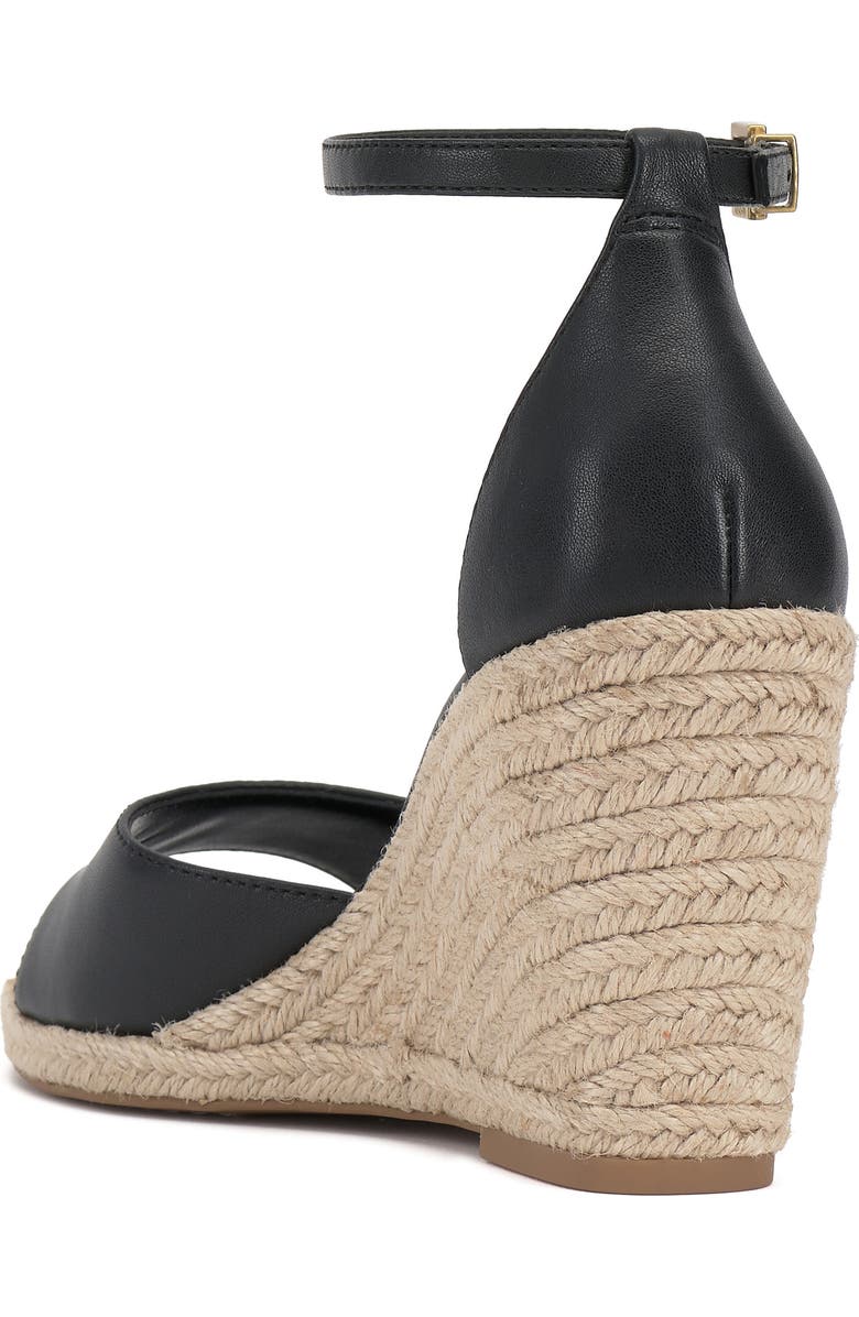 Vince Camuto Felyn Espadrille Wedge Sandal, Alternate, color, Black/ Black