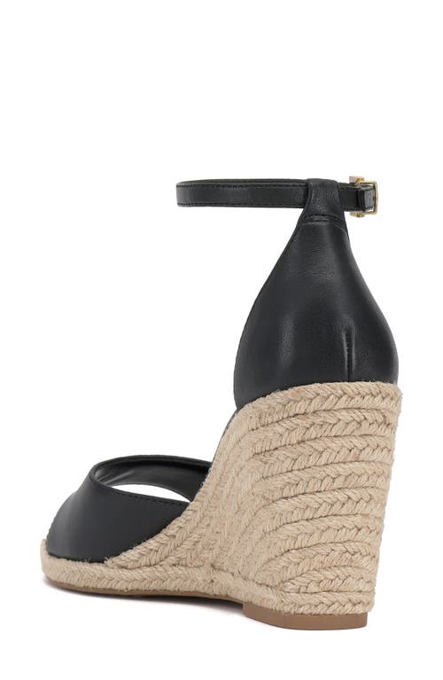 Vince Camuto Felyn Espadrille Wedge Sandal In Black/black