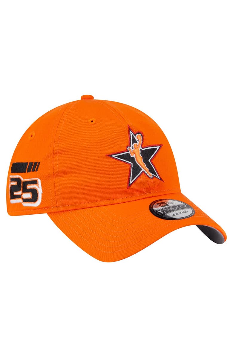 New Era Unisex New Era  Orange WNBA 9TWENTY Established Date Side Patch Hat, Main, color, 