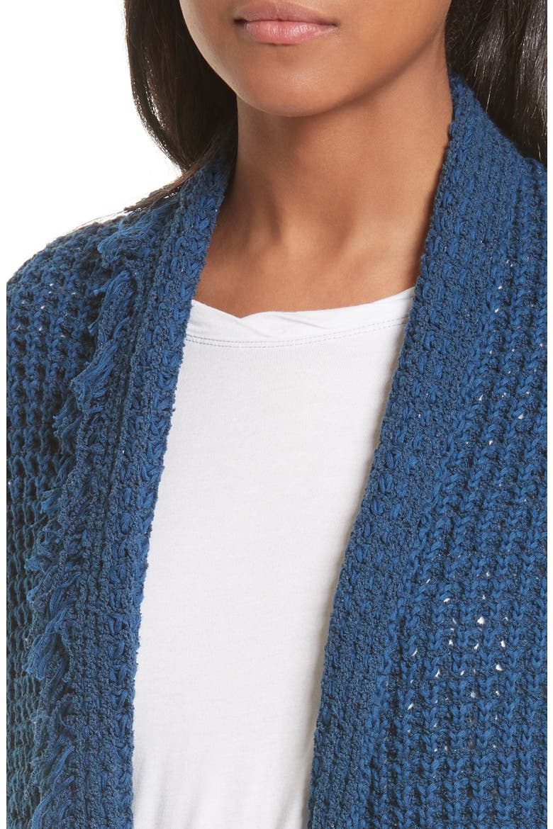 I'll Be Around Cardigan, Alternate, color, SAPPHIRE