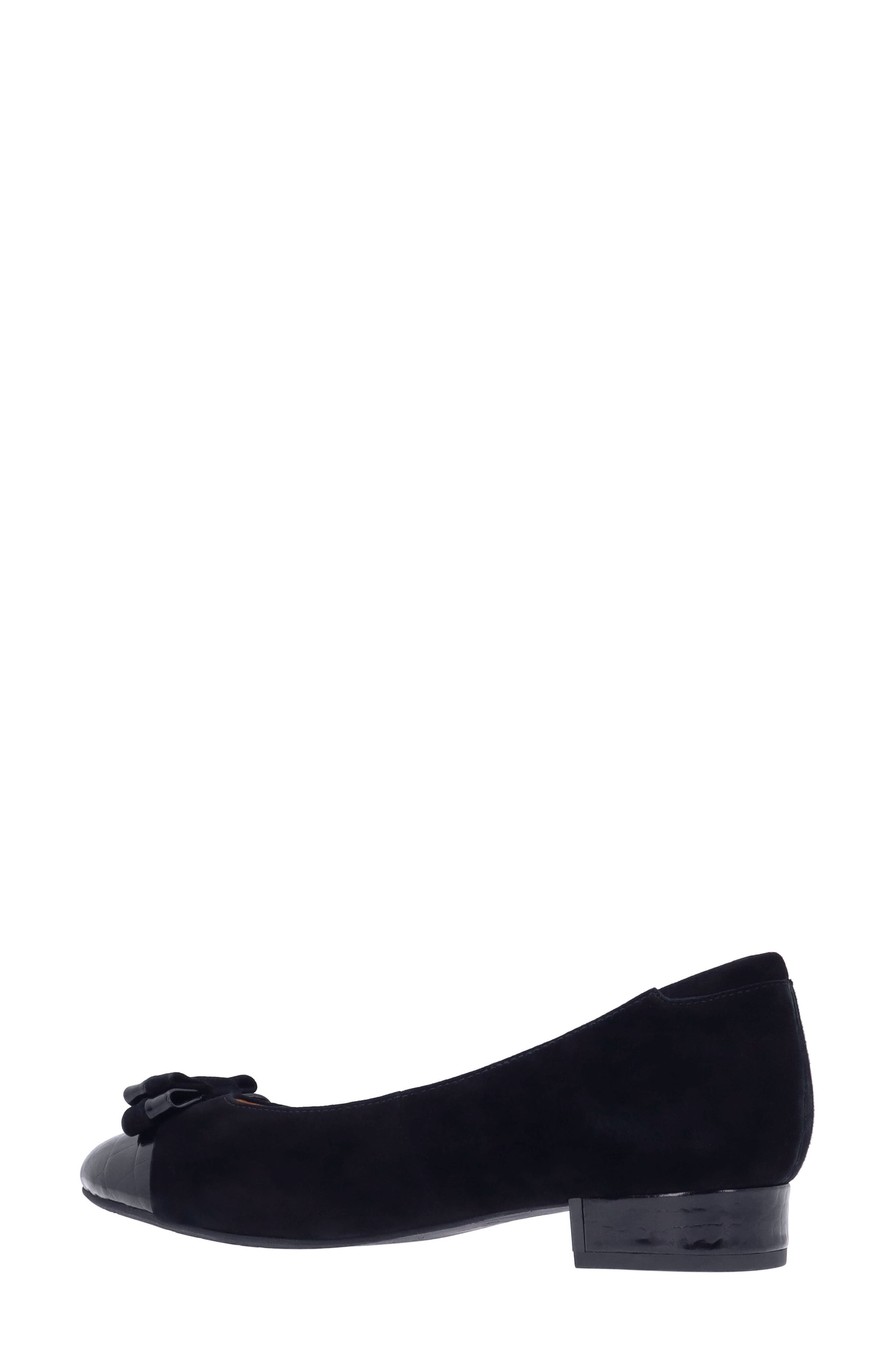 L'Amour des Pieds Farida Cap Toe Pump, Alternate, color, Black