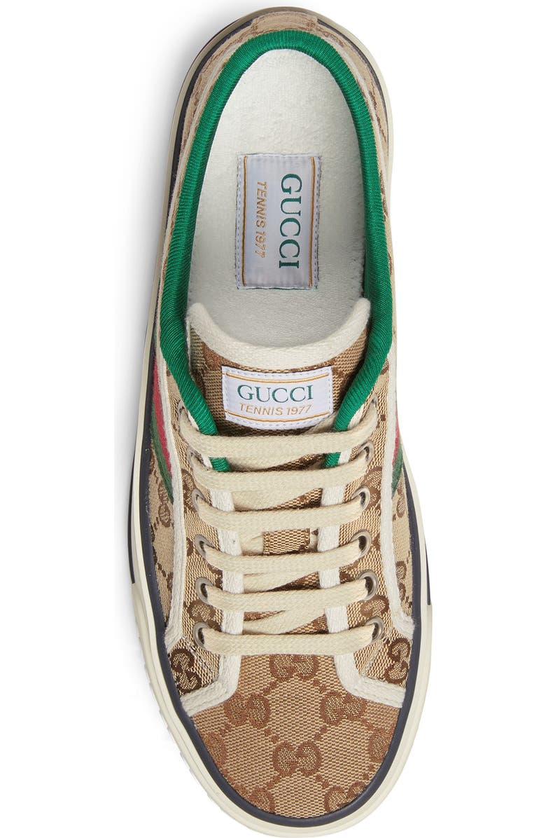 Gucci Tennis 1977 Platform Sneaker, Alternate, color, Beige