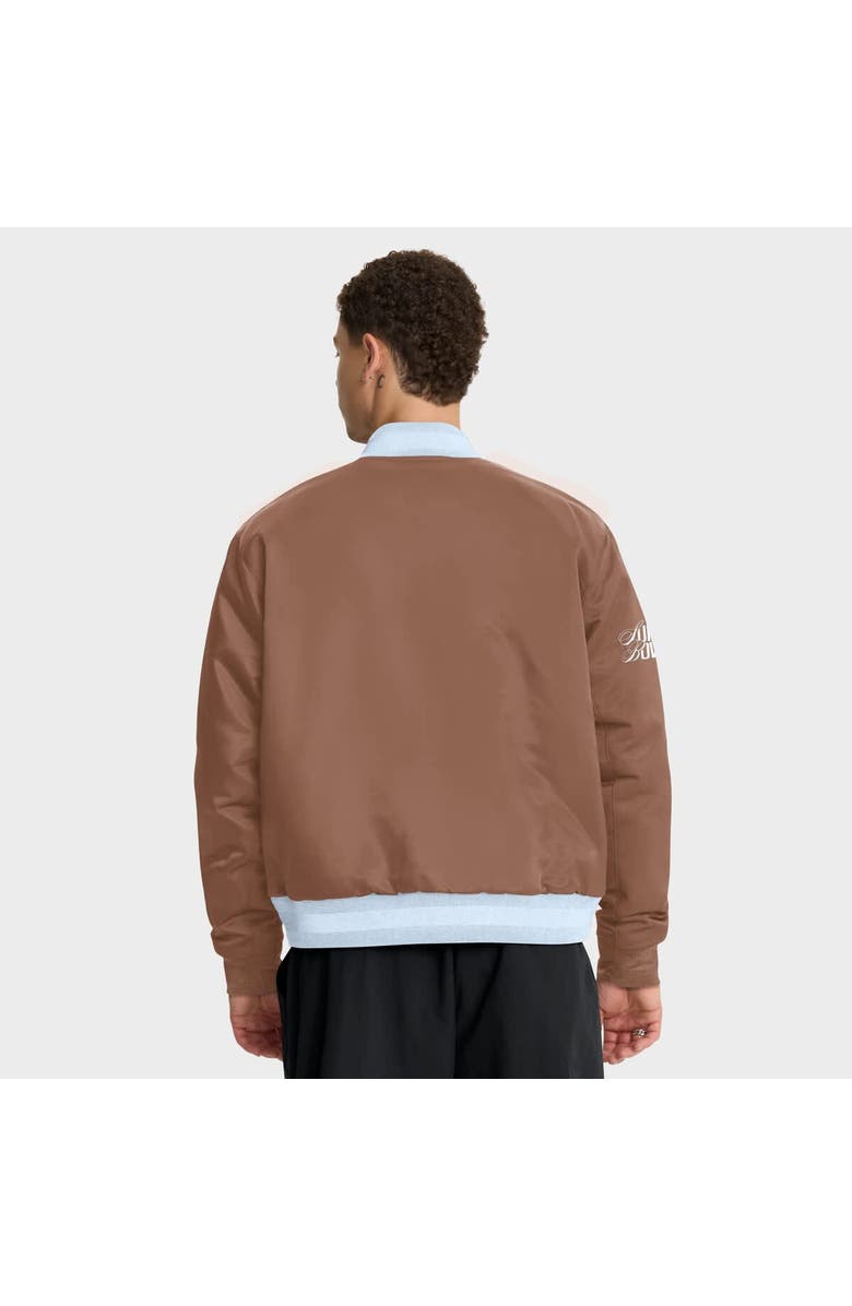 Nike Men's Nike Brown Super Bowl LX Legacy Full-Snap Bomber Jacket, Alternate, color, Brown