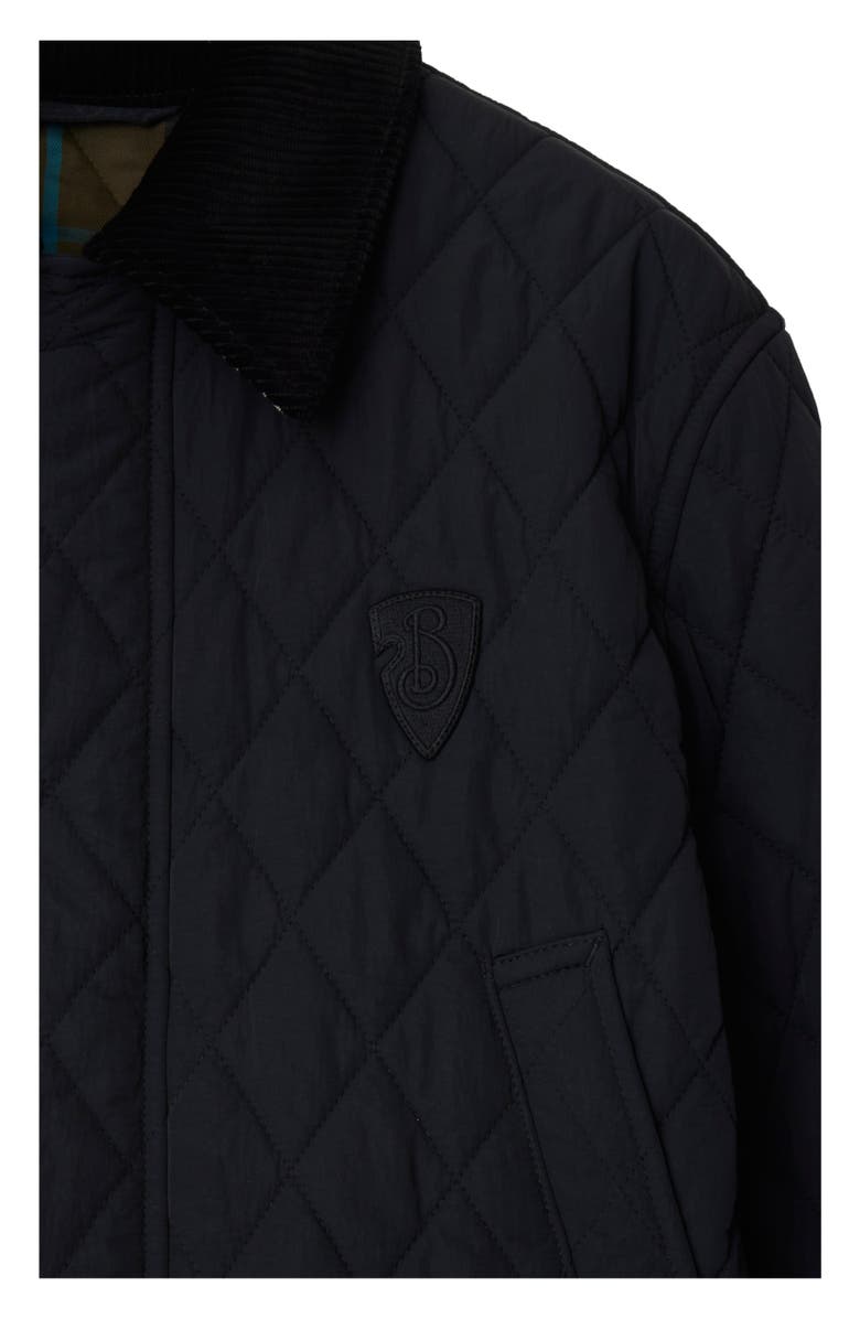 Burberry Quilted Nylon Barn Jacket, Alternate, color, 