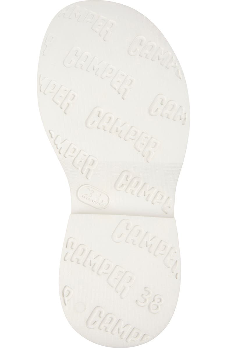 Camper Tasha Platform Sandal, Alternate, color, White Natural