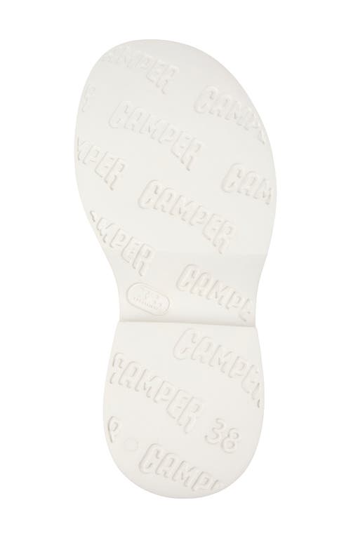 Camper Tasha Platform Sandal In White