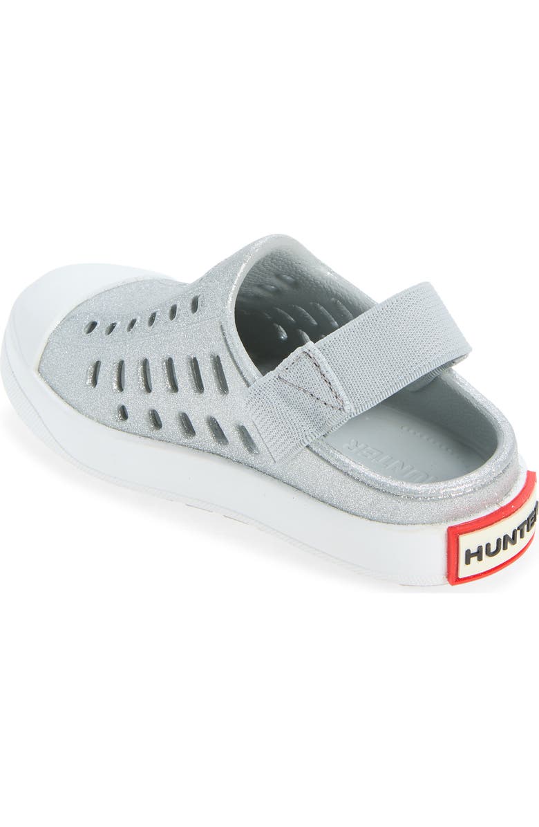Hunter Kids' Jaime Slide Sandal, Alternate, color, Silver