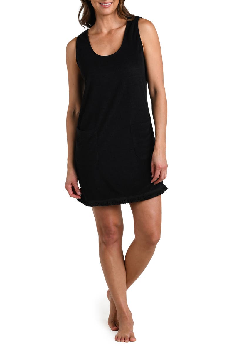 La Blanca Wild Nomad Sleeveless Minidress, Main, color, 