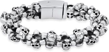 Stainless Steel Skull Chain Bracelet