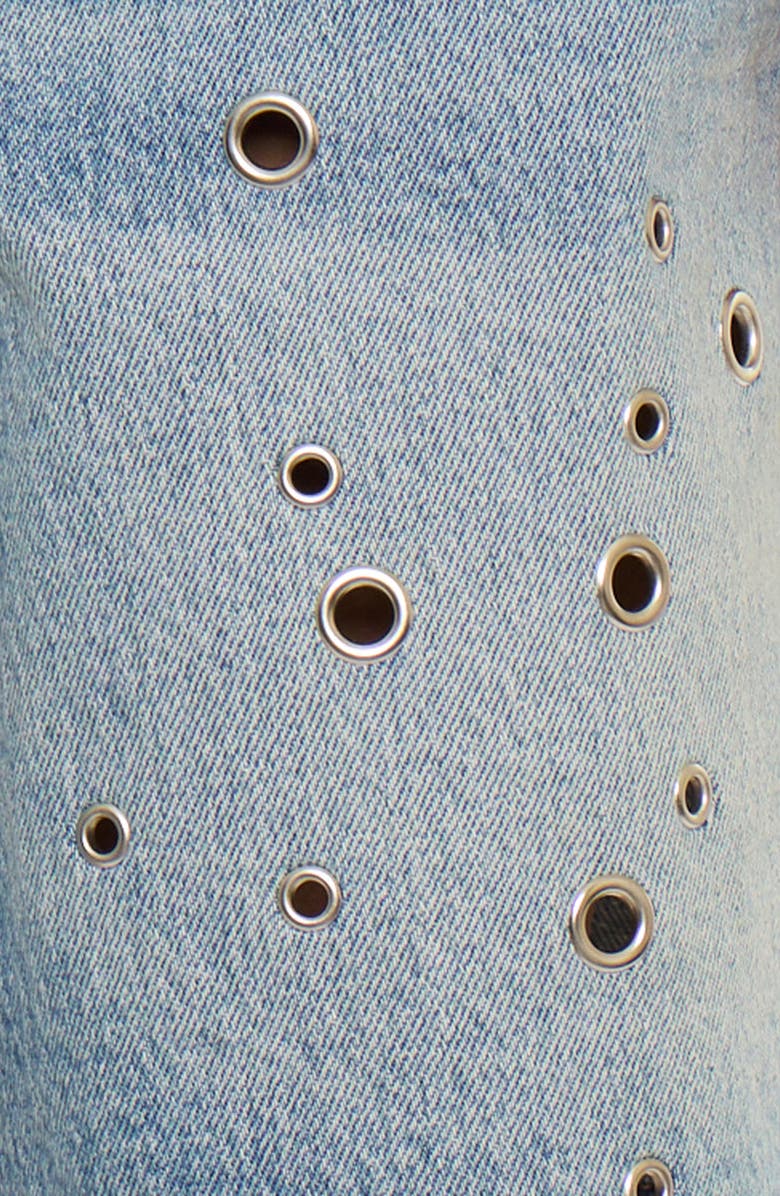 KanCan Jay 90s Low Rise Boy Shorts, Alternate, color, Medium Wash