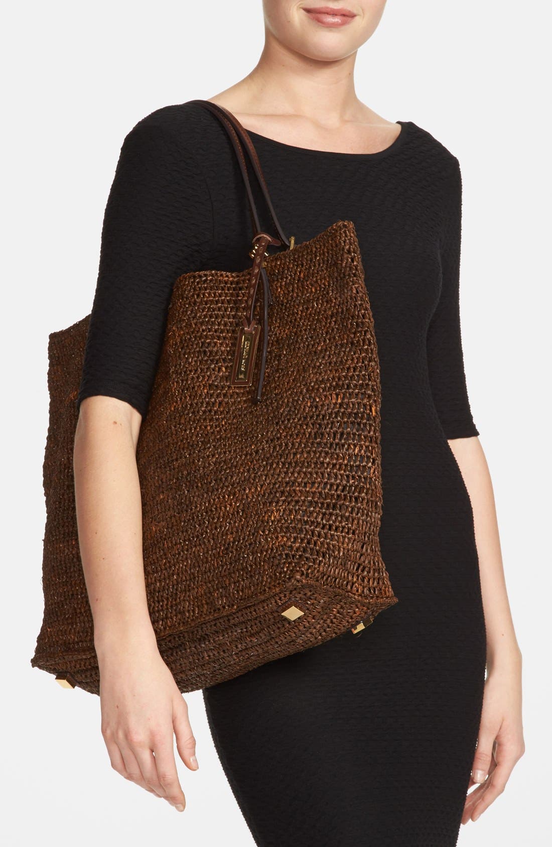 Michael Kors 'Santorini' Raffia Tote (Women) | Nordstrom