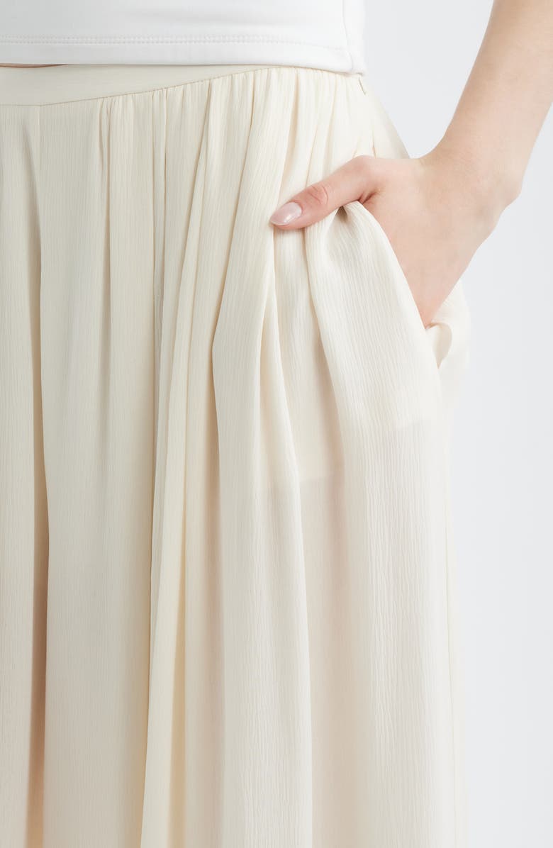 FRAME The Wave Silk Chiffon Pants, Alternate, color, 