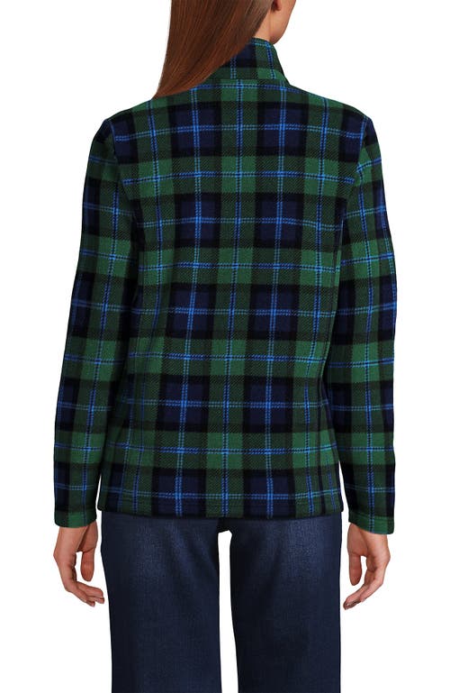 Lands' End Anyweather Fleece Quarter Zip Pullover In Multi