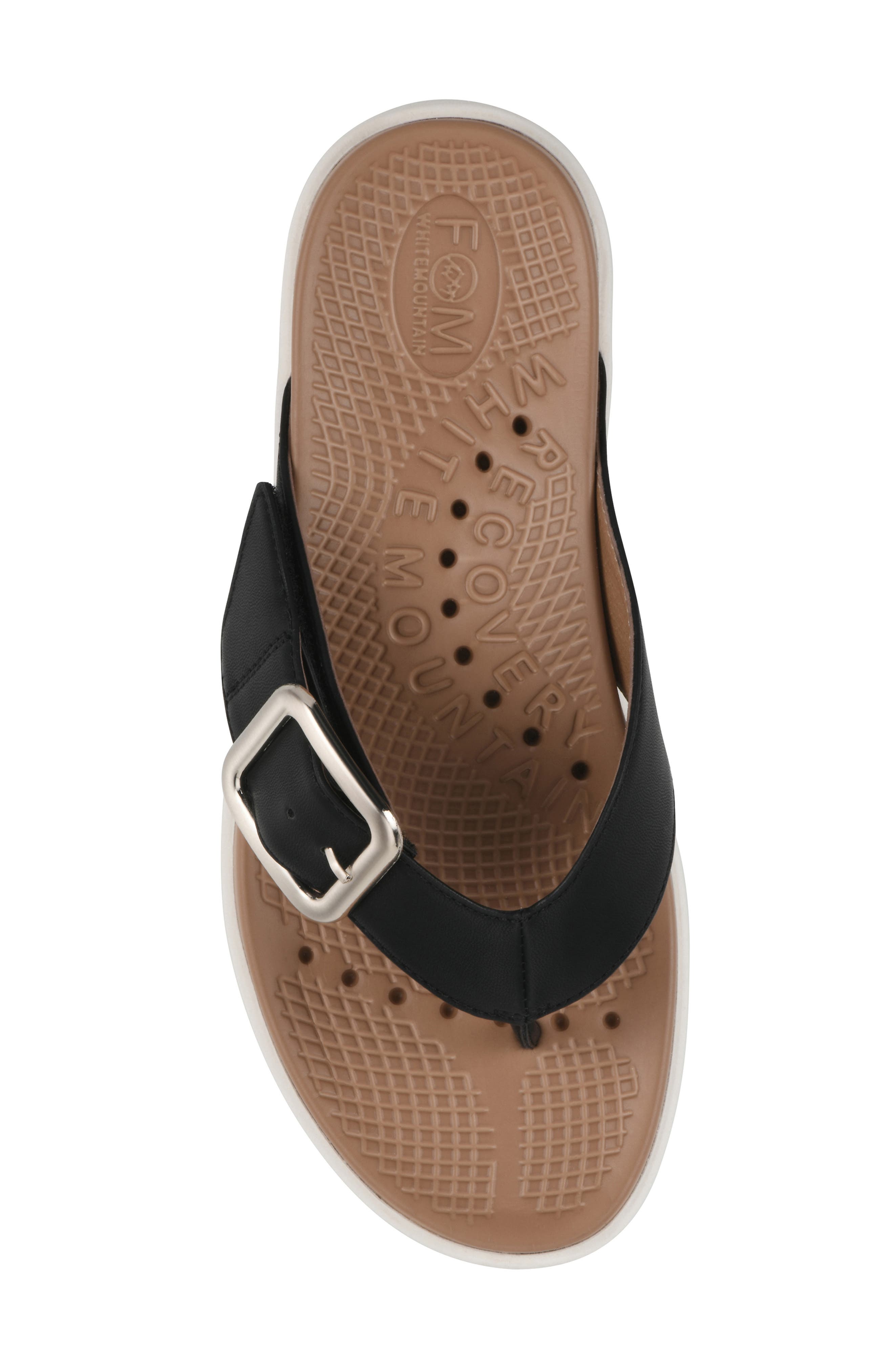 White Mountain Footwear Nalla Recovery Foam Thong Sandal, Alternate, color, 