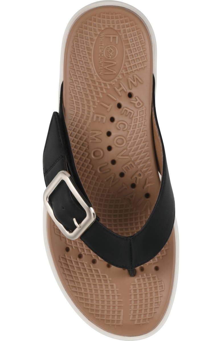 White Mountain Footwear Nalla Recovery Foam Thong Sandal, Alternate, color,
