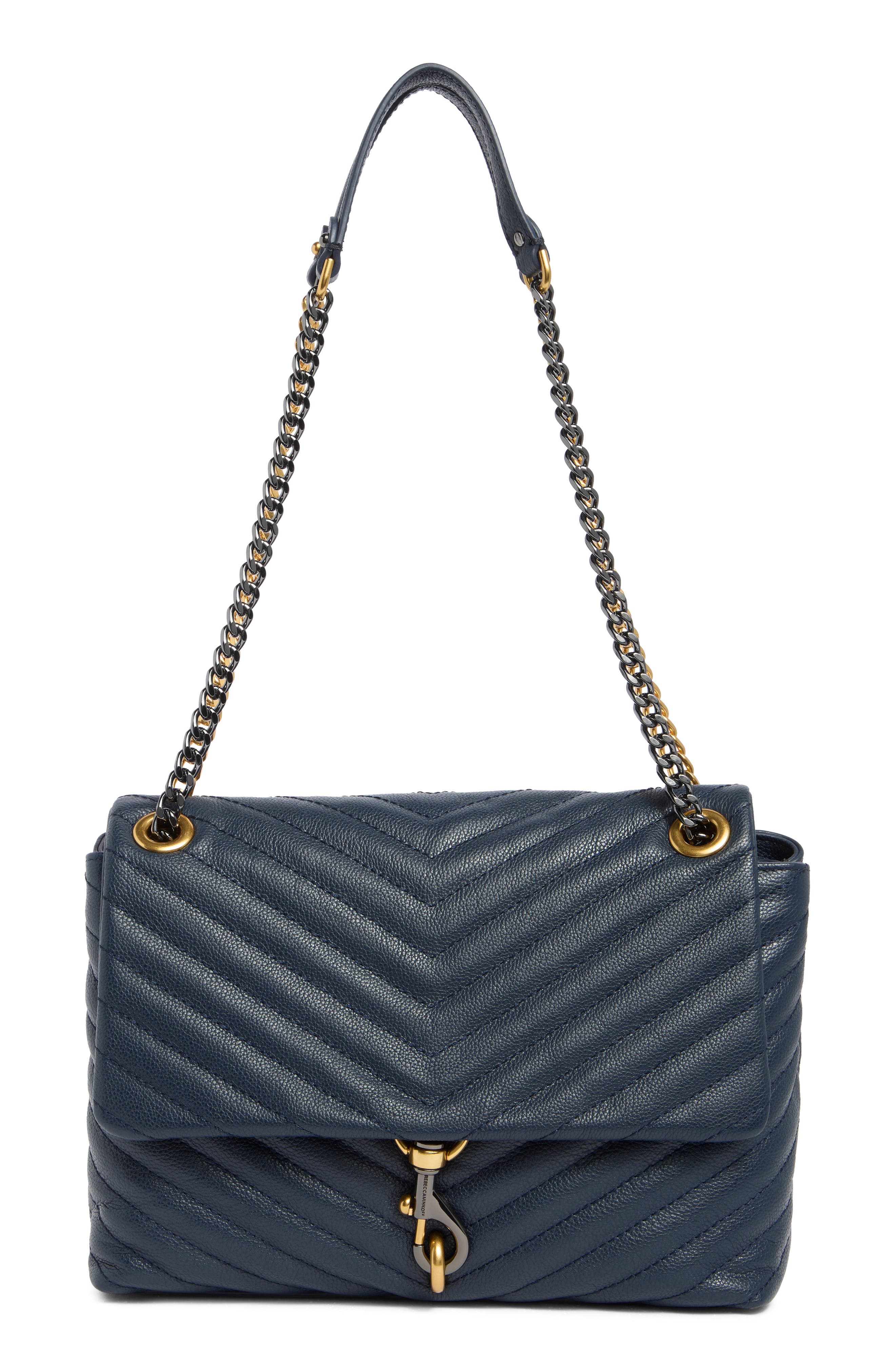 Rebecca Minkoff Edie Flap Shoulder Bag, Main, color, 