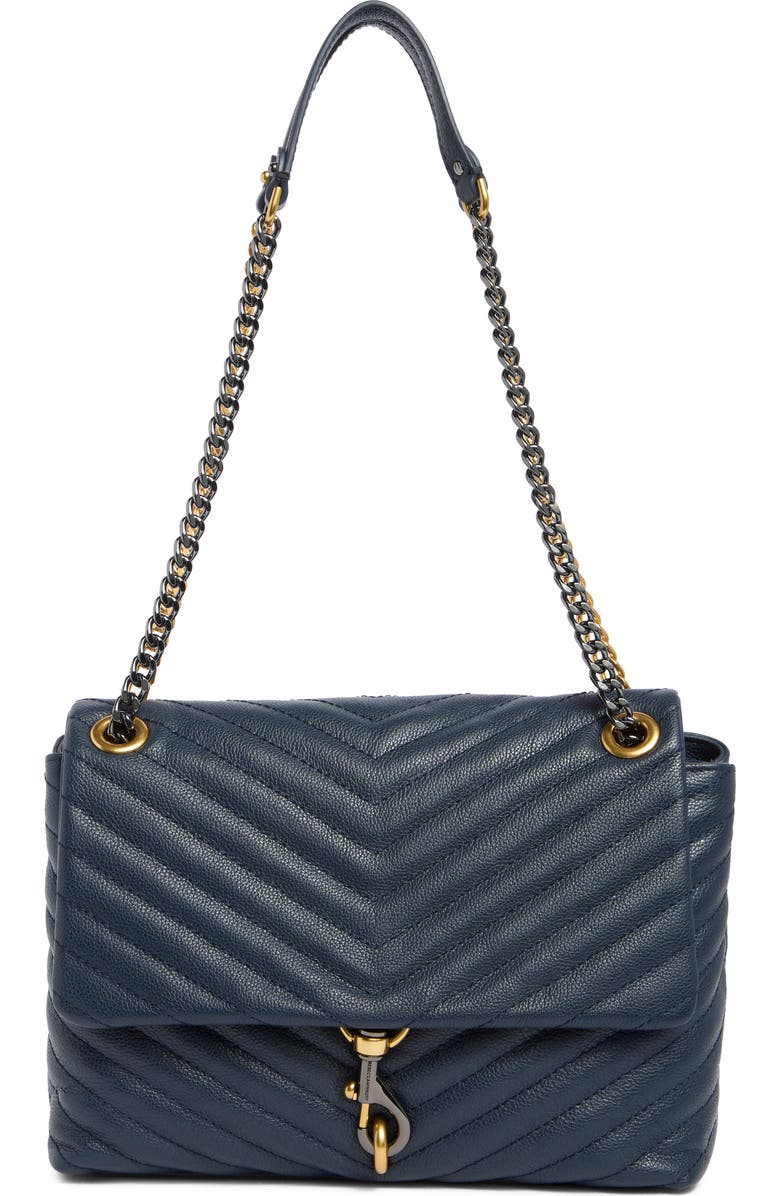 Rebecca Minkoff Edie Flap Shoulder Bag, Main, color,