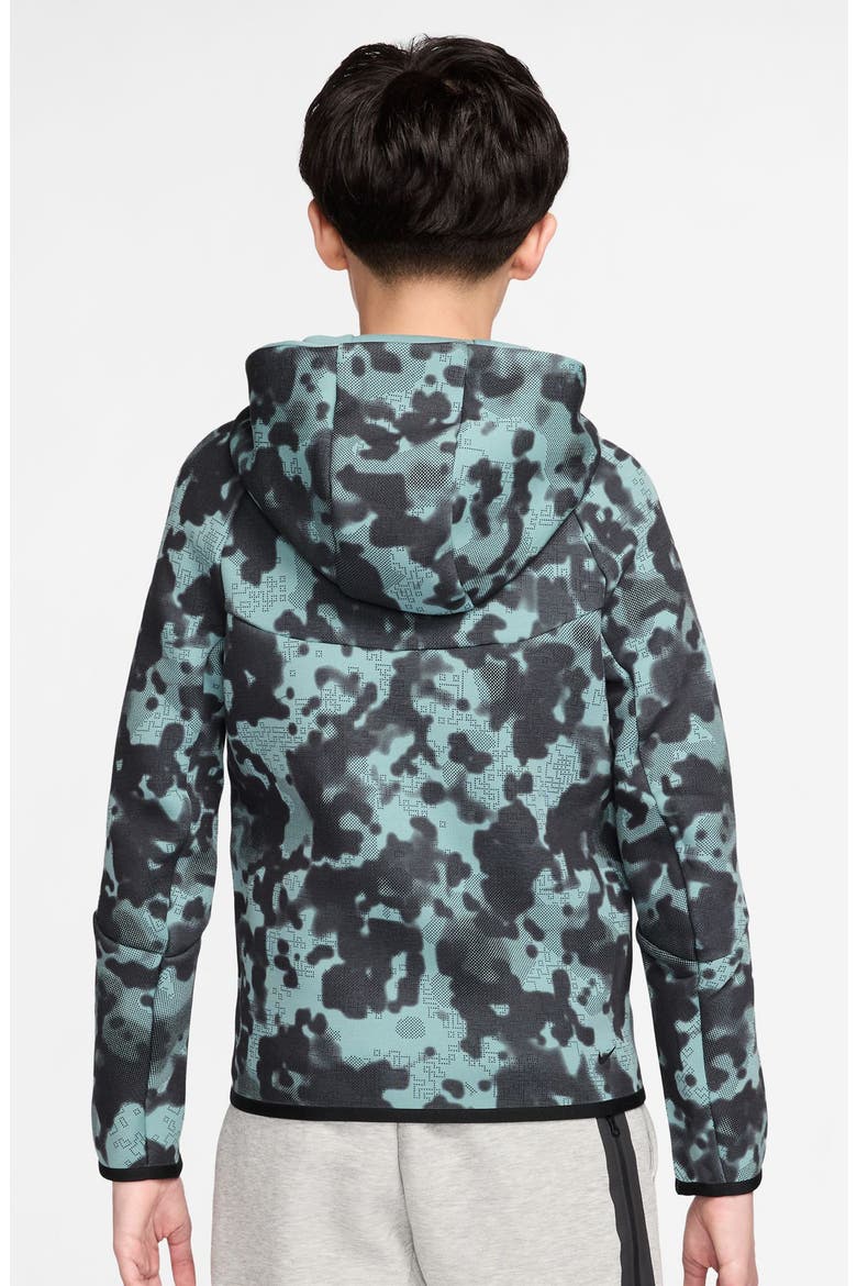 Kids' Sportswear Tech Fleece Zip Hoodie, Alternate, color, CANNON/ CANNON/ BLACK/ BLACK