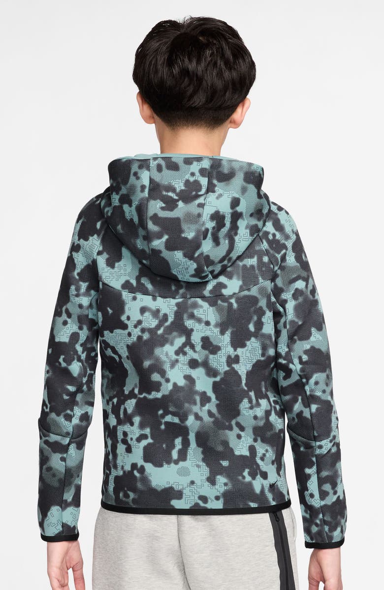 Nike Kids' Sportswear Tech Fleece Zip Hoodie, Alternate, color, Cannon/ Cannon/ Black/ Black