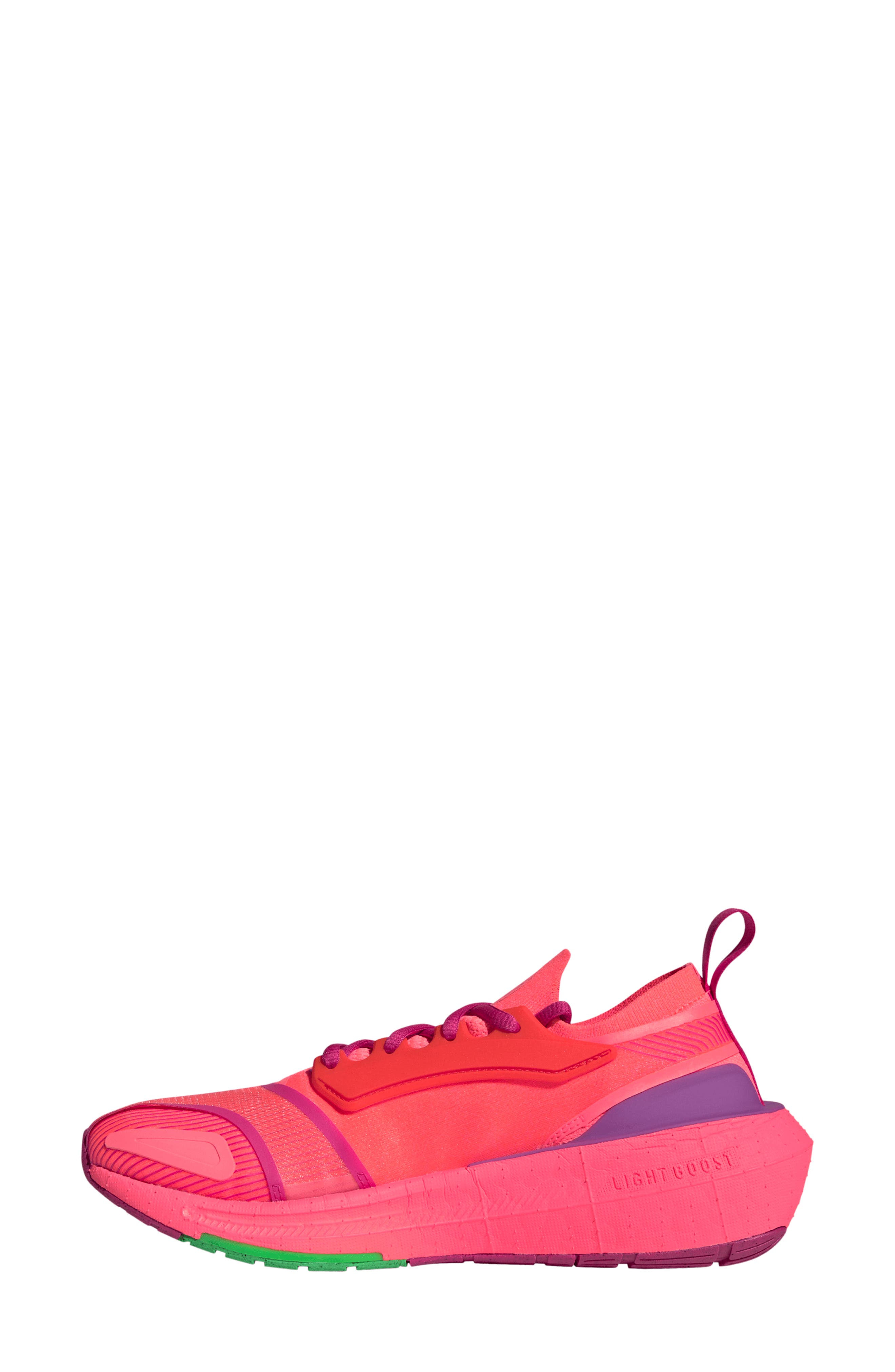 Ultraboost 23 Running Shoe, Alternate, color, TURBO/MAGENTA/SHOCK PURPLE