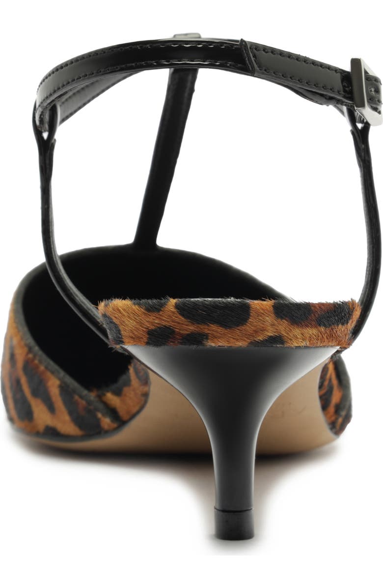 Arezzo Teagan Ankle Strap Pointed Toe Pump, Alternate, color, Leopard