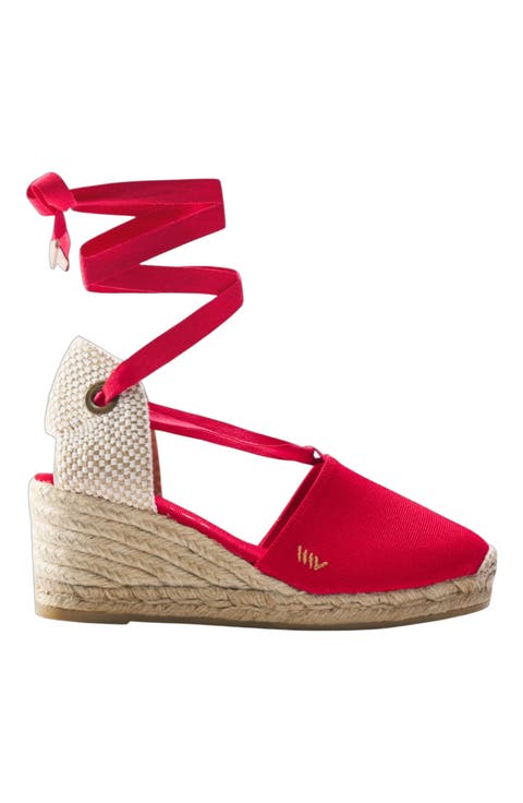 Escala Canvas Espadrille Wedges