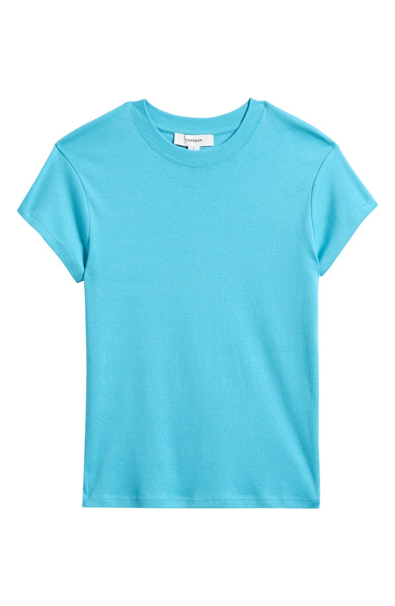 Topshop Everyday Crewneck T-Shirt, Main, color, Light Blue