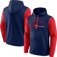 FANATICS Men's Fanatics Navy Minnesota Twins Outline Fleece Pullover Hoodie