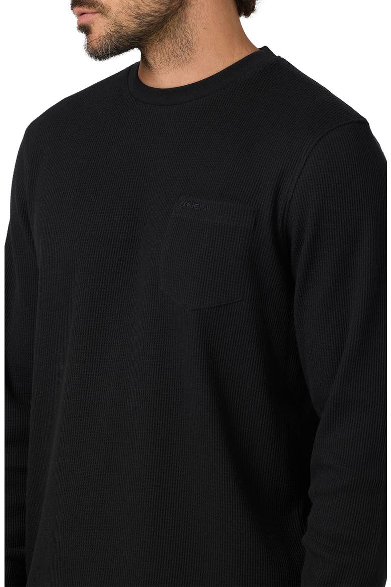 Overland Long Sleeve Thermal Pocket T-Shirt, Alternate, color, BLACK