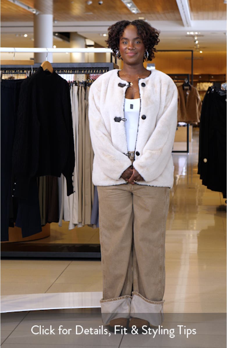 Yuna Faux Fur Jacket, sales video thumbnail