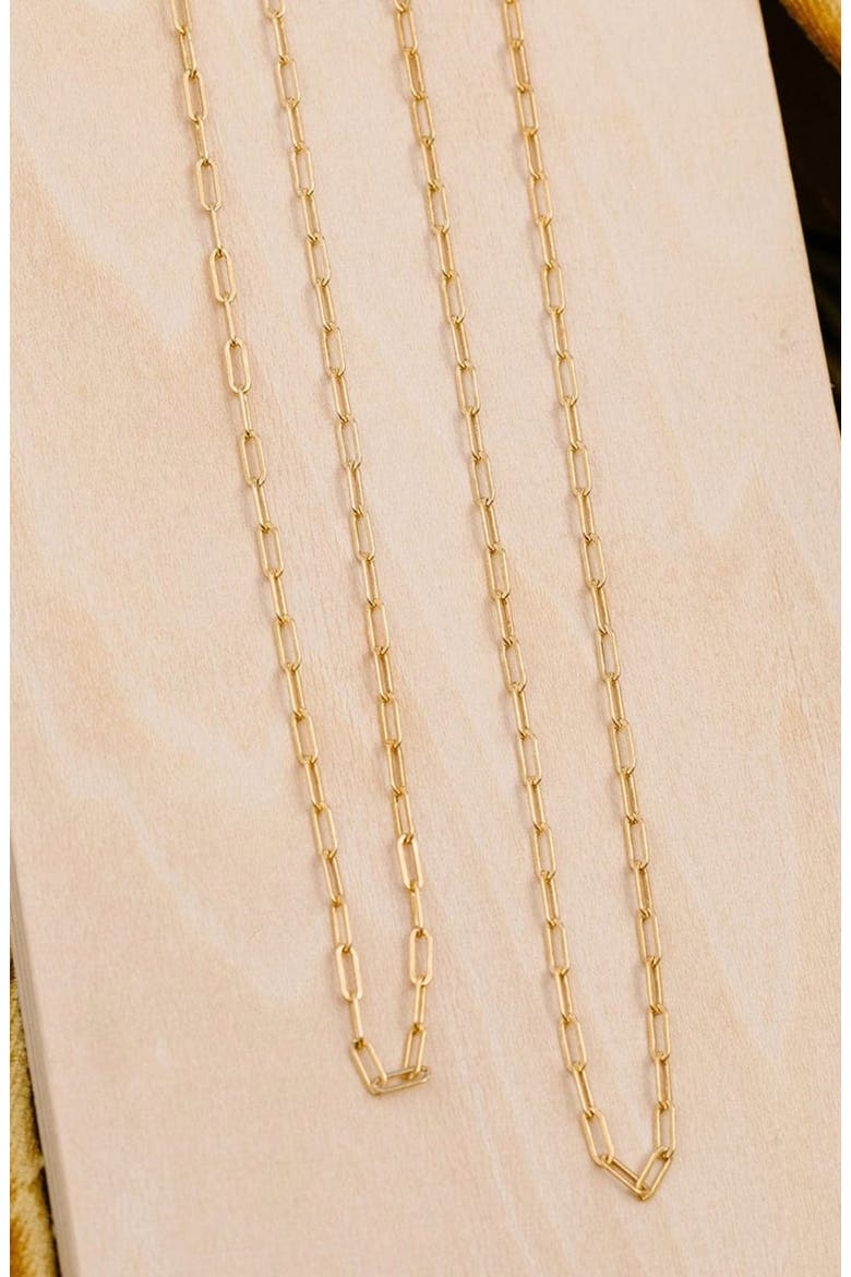 Jude Chain Necklace, Alternate, color, Gold Filled