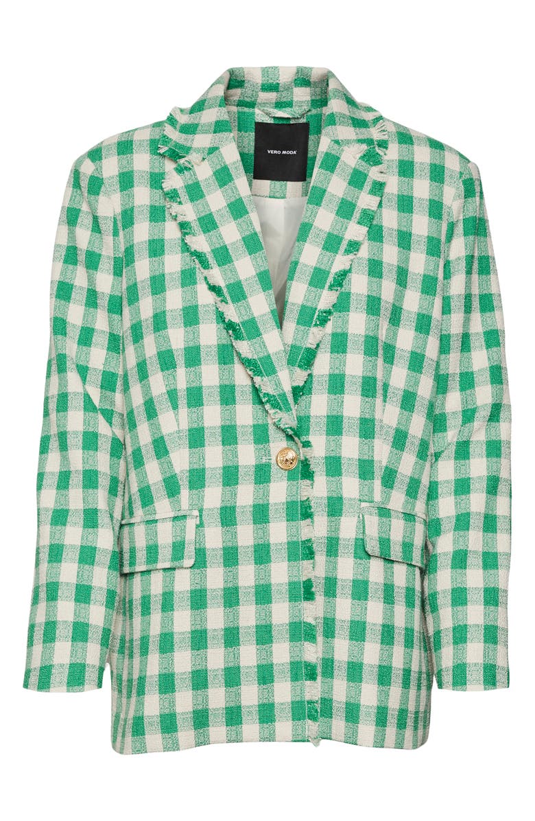 VERO MODA Bree Kae Check Tweed Blazer, Alternate, color,