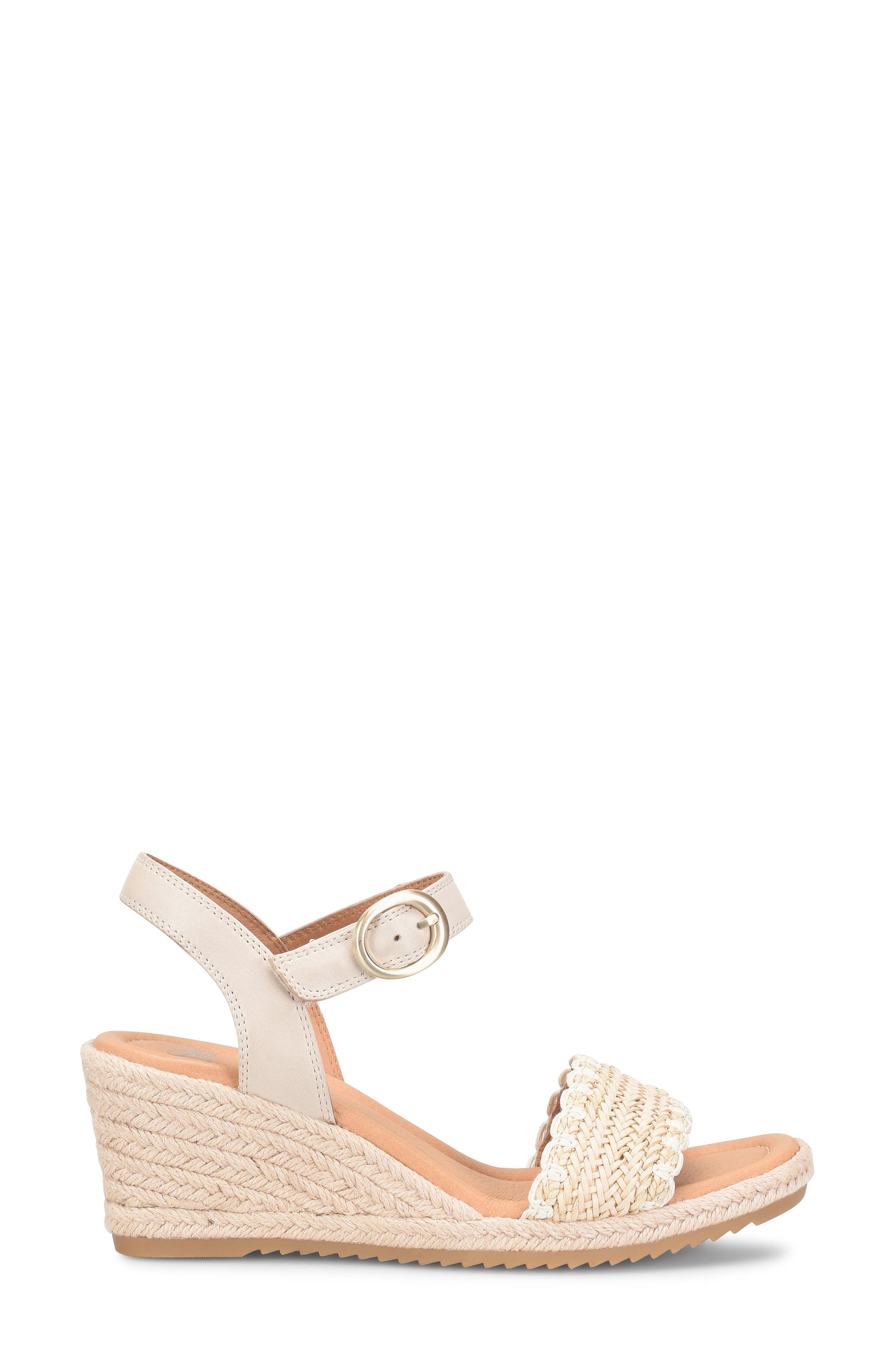 Söfft Inez Wedge Sandal, Alternate, color, Beige/ Latte