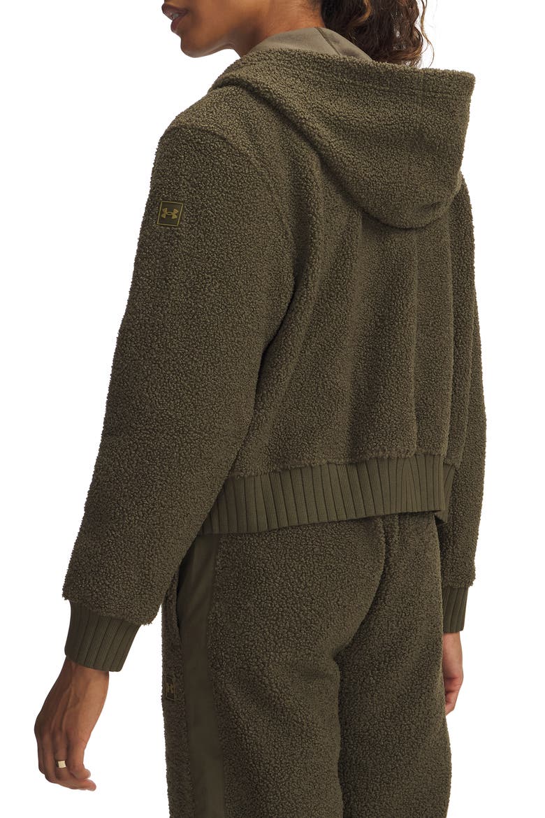 High Pile Fleece Jacket, Alternate, color, GRN